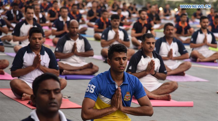 INDIA-MUMBAI-INTERNATIONAL YOGA DAY