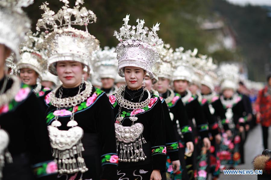 #CHINA-GUIZHOU-MIAO ETHNIC GROUP-NEW YEAR-CELEBRATION (CN)
