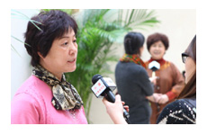 代表委員接受采訪(fǎng)