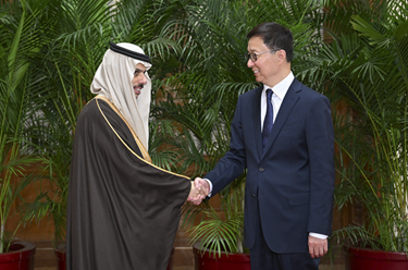 韓正集體會(huì)見(jiàn)阿拉伯、伊斯蘭國(guó)家外長(zhǎng)聯(lián)合代表團(tuán)