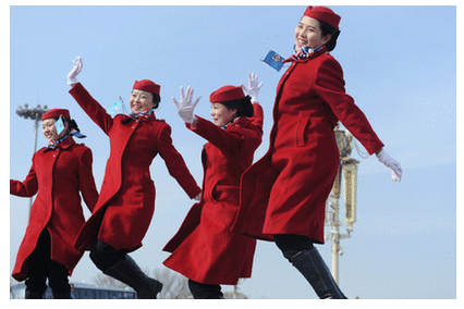 會場外的“風景線”