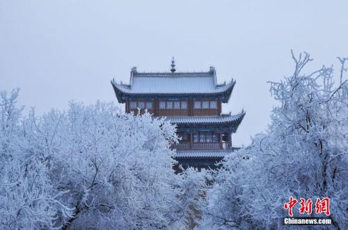 資料圖：小寒時節(jié)，甘肅嘉峪關(guān)市迎來了一場大雪。師永紅 攝