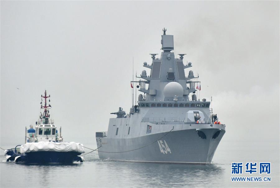 (人民海軍70年)(1)來華參加多國海軍活動的外國軍艦抵達(dá)青島