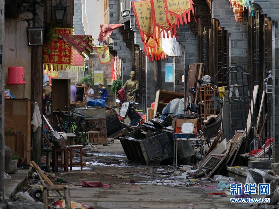 （關注&ldquo;利奇馬&rdquo;&middot;圖文互動）（2）古城洪災 八方馳援&mdash;&mdash;洪水災害下的浙江臨?，F場目擊