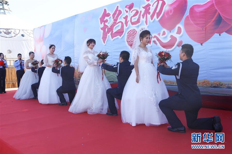 (圖文互動(dòng))(1)特寫:一場特殊的集體婚禮