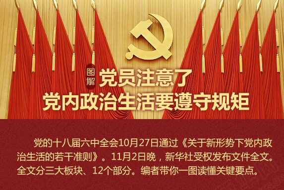 黨員注意了，黨內(nèi)政治生活要遵守規(guī)矩