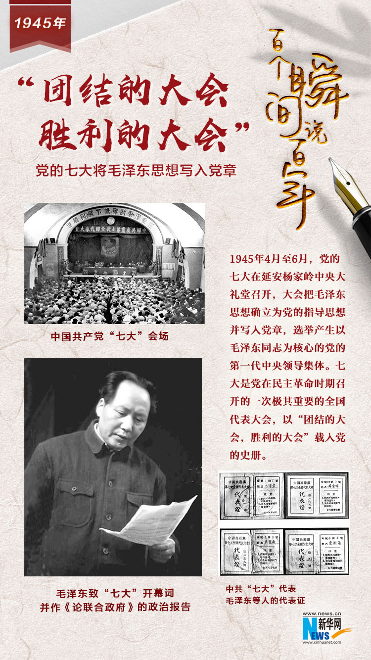 1945，“團結的大會，勝利的大會”