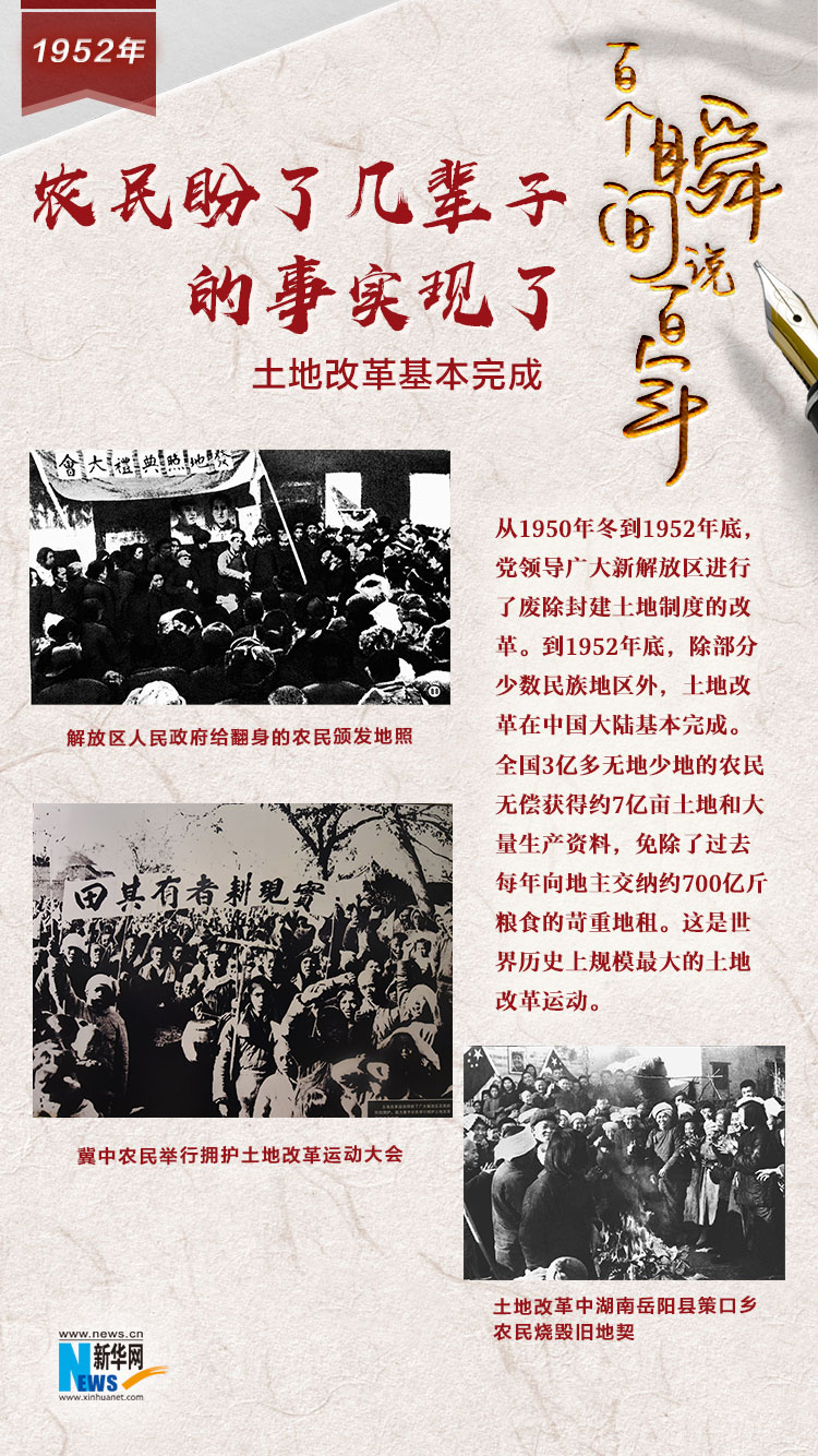 1952，農民盼了幾輩子的事實現(xiàn)了