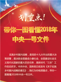 劃重點(diǎn)！帶你一圖看懂2018年中央一號文件