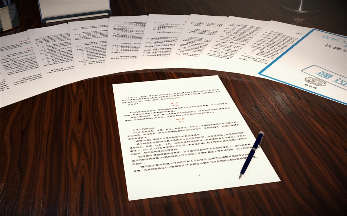 2006年12月，《殘疾人權(quán)利公約》在聯(lián)合國(guó)大會(huì)獲得通過(guò)
