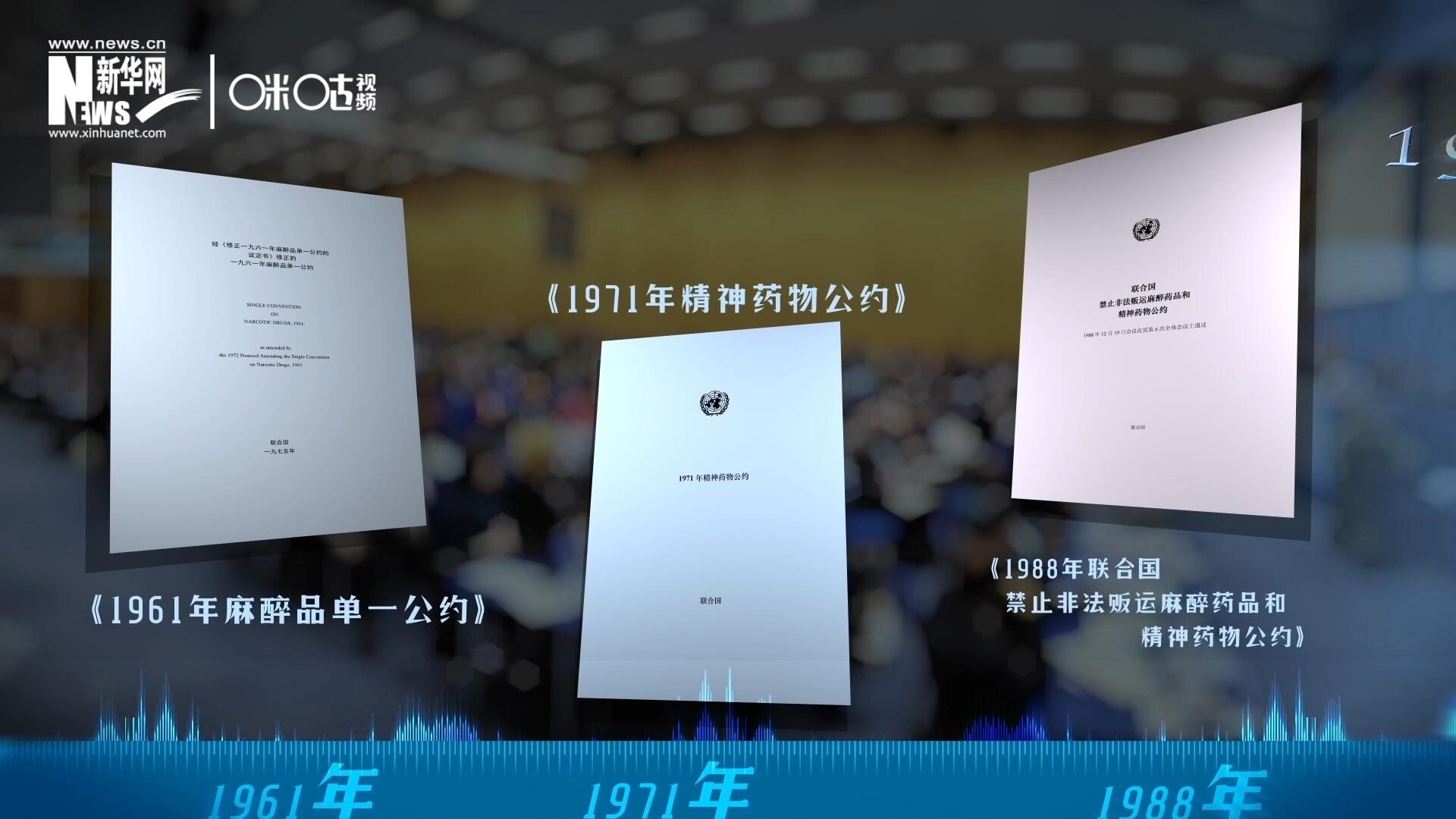 當前國際社會所共同遵循的三大國際禁毒公約，分別在1961年、1971年和1988年 由聯(lián)合國牽頭締結(jié)。