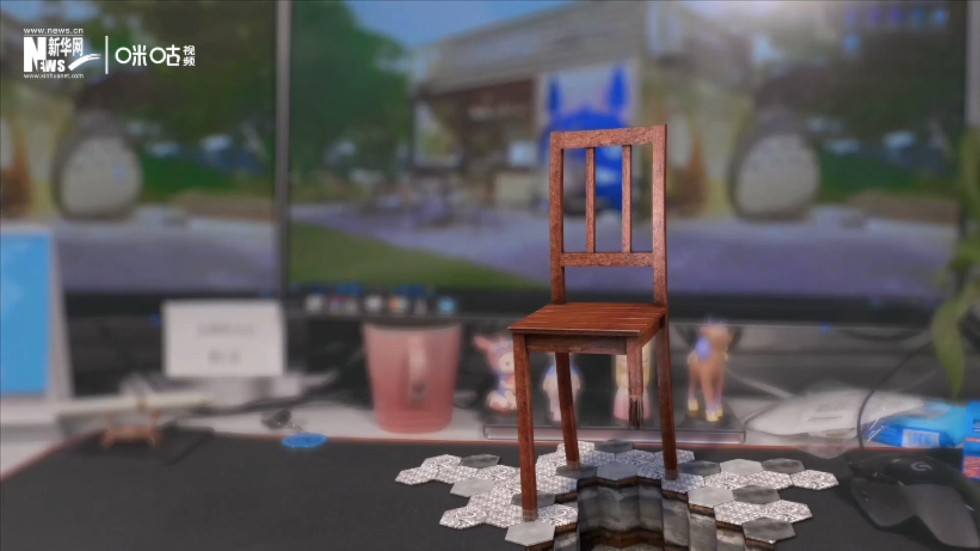 椅子重5噸，高達12米，椅背有兩層樓高