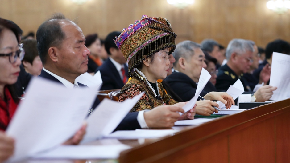 全國政協(xié)十三屆二次會(huì)議閉幕會(huì)現(xiàn)場