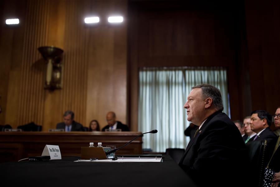 （國(guó)際）（3）美國(guó)國(guó)務(wù)卿提名人蓬佩奧稱(chēng)將支持對(duì)俄強(qiáng)硬政策