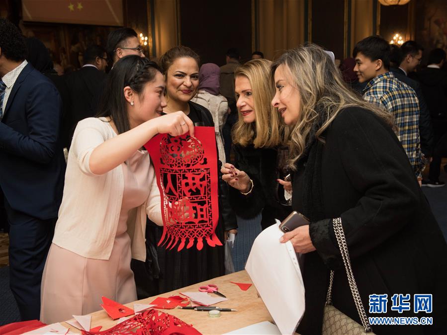 (XHDW·圖文互動)(5)五湖迎亥歲 四海賀新春——我駐外使領館舉辦新春招待會喜迎農歷新年