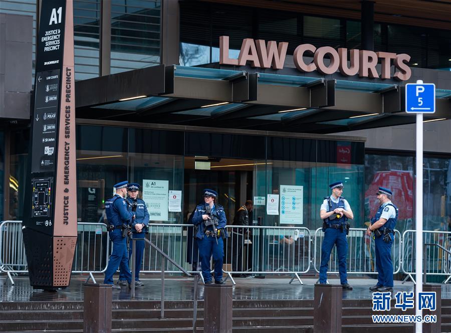 (國(guó)際)(2)新西蘭克賴斯特徹奇恐襲案嫌疑人出庭受審