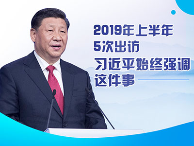 上半年出訪，習(xí)近平始終強調(diào)這件事