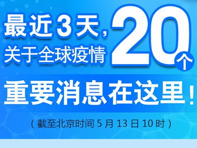 【圖解】最近3天，關(guān)于全球疫情20個重要消息在這里！